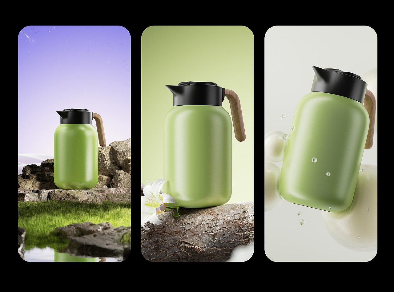 焖茶壶Teapot Rending Works【4K】（图ZMzYyOTIxMDYw） - 产品 - 站酷设计师青柠Ning_原创素材 - 站酷ZCOOL