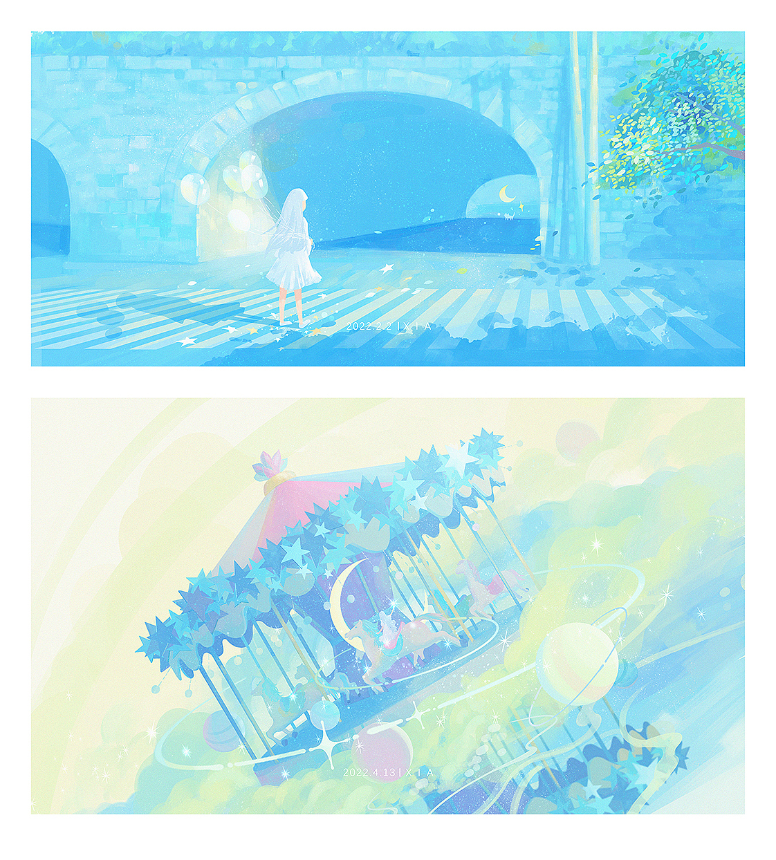 2-5月合集（图ZMzAwNDcwNzM2） - 商业插画 - 站酷设计师遐屿璐原创素材 - 站酷ZCOOL