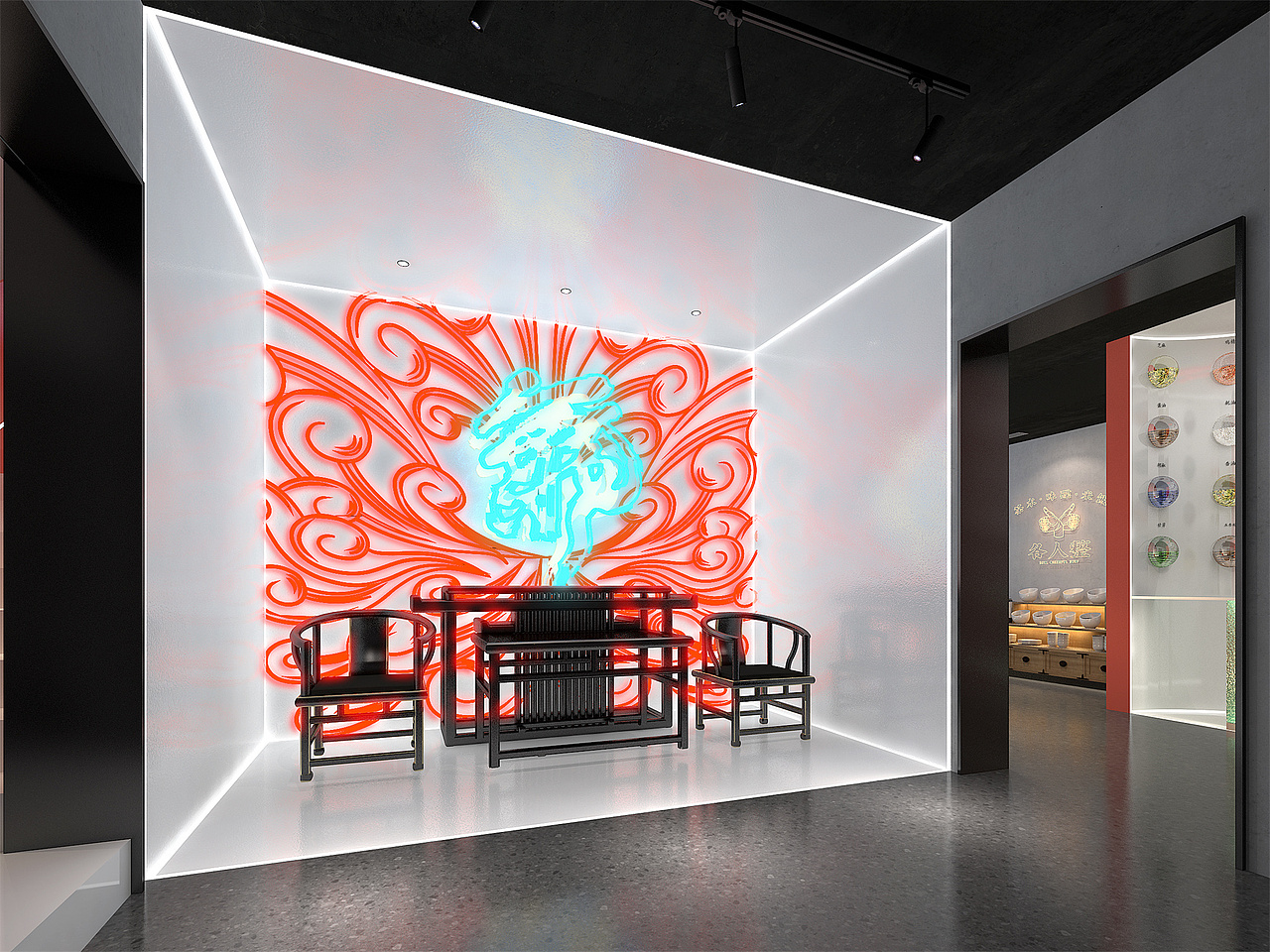 受气牛肉(空间篇)|重庆派派全案设计（图ZMzM4MDc2ODgw） - 酒店餐饮设计 - 站酷设计师派派全案设计公司原创素材 - 站酷ZCOOL