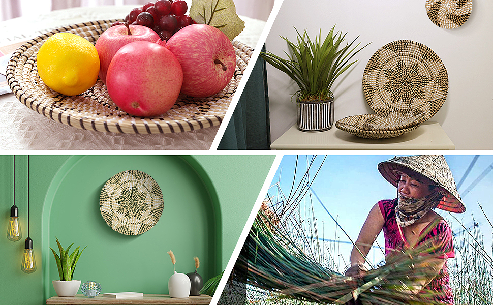 亚马逊电商 | 手工编织盘