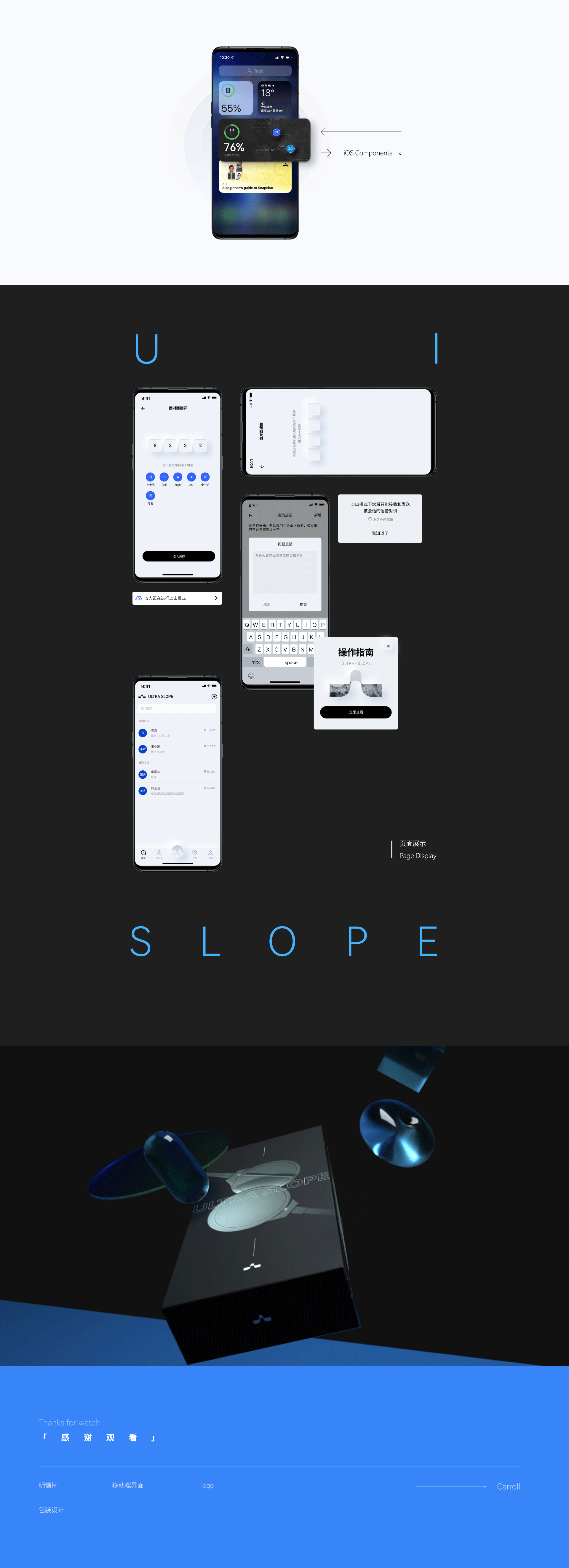 「ULTRA SLOPE」移动端/品牌设计项目总结（图ZMzAyMDE0NjI0） - APP界面 - 站酷设计师CarrollSong原创素材 - 站酷ZCOOL