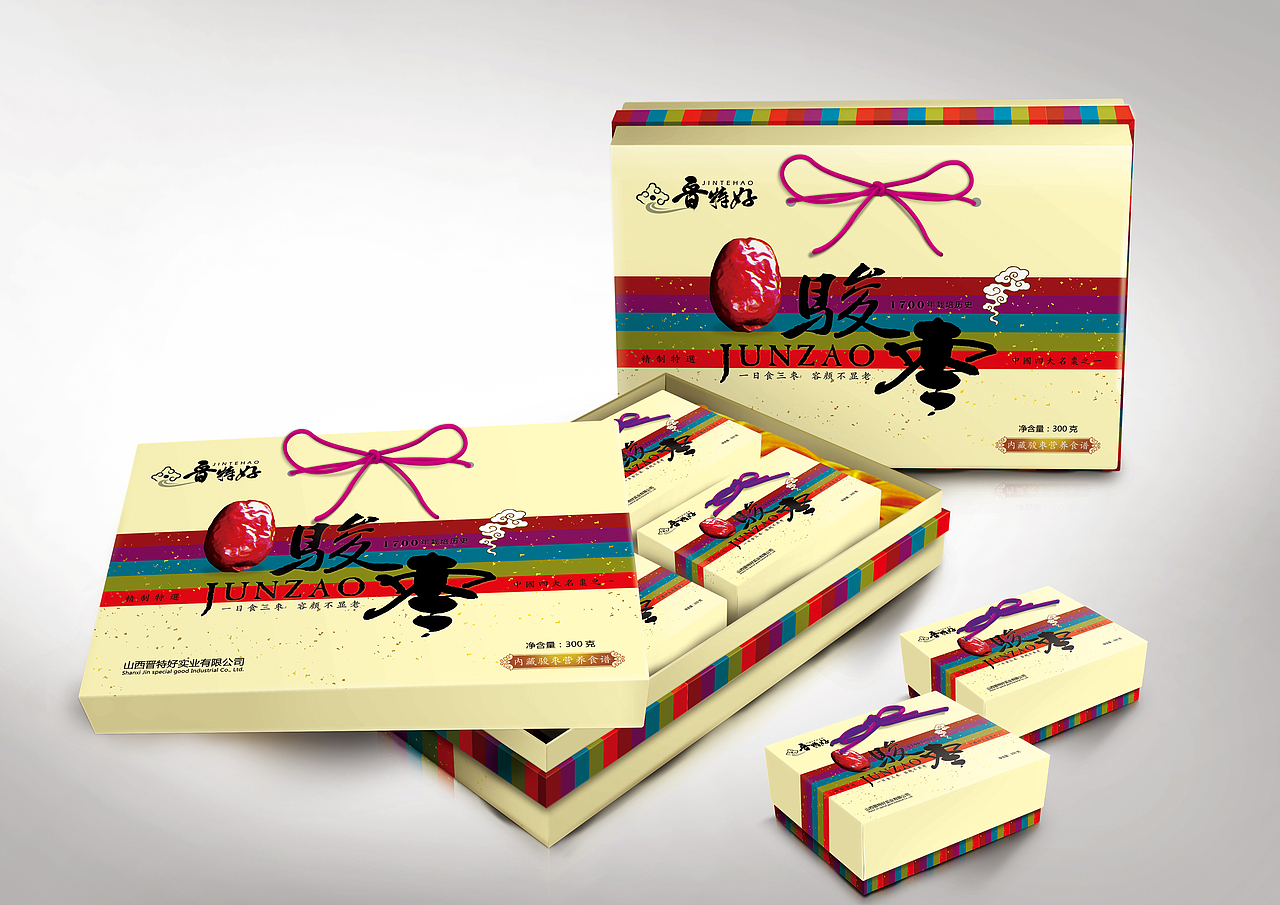 2008|食品|骏枣礼盒+鲜枣瓦楞纸包装