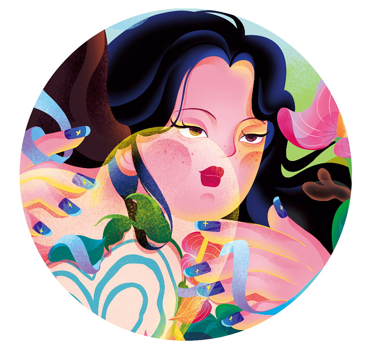 心相印【亲密爱人】（图ZMzM3MjcwNTQ4） - 商业插画 - 站酷设计师阿雅嘿limengya原创素材 - 站酷ZCOOL