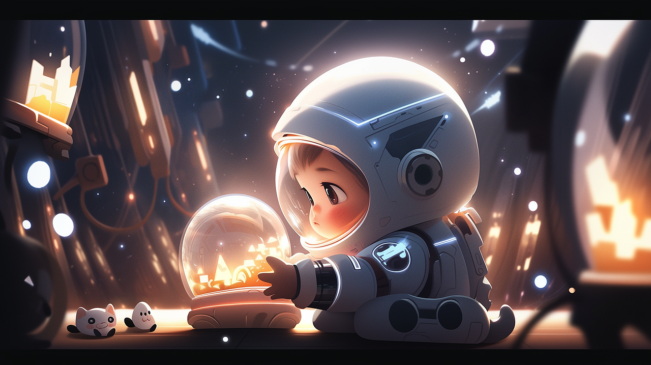 AI 太空婴儿（图ZMzQ1NjE1MTky） - 游戏原画 - 站酷设计师liusha25184原创素材 - 站酷ZCOOL