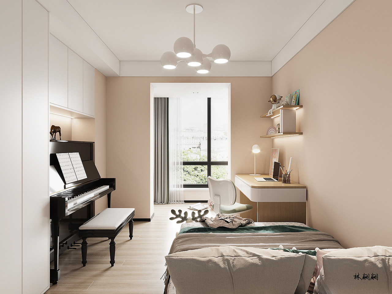 现代极简风|奶油色系的清爽温柔