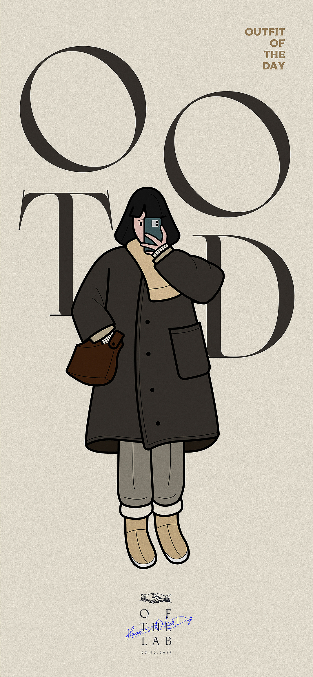 【插画练习】OFTHELAB（图ZMjk4MDMxOTg4） - 其他平面 - 站酷设计师鸡肉侠原创素材 - 站酷ZCOOL