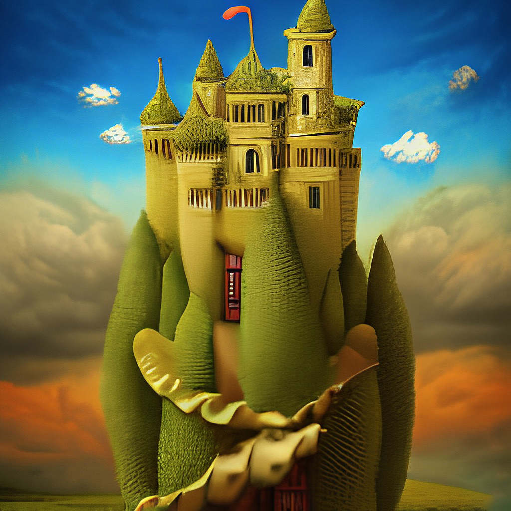 wow 数字艺术nft创意城堡蛋糕巧克力水果