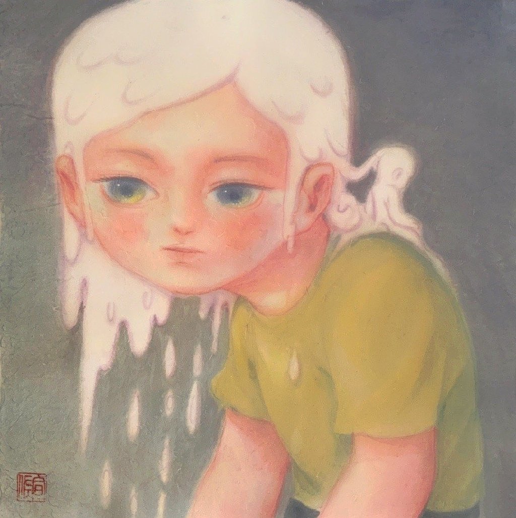 水墨创作IP-小花溶