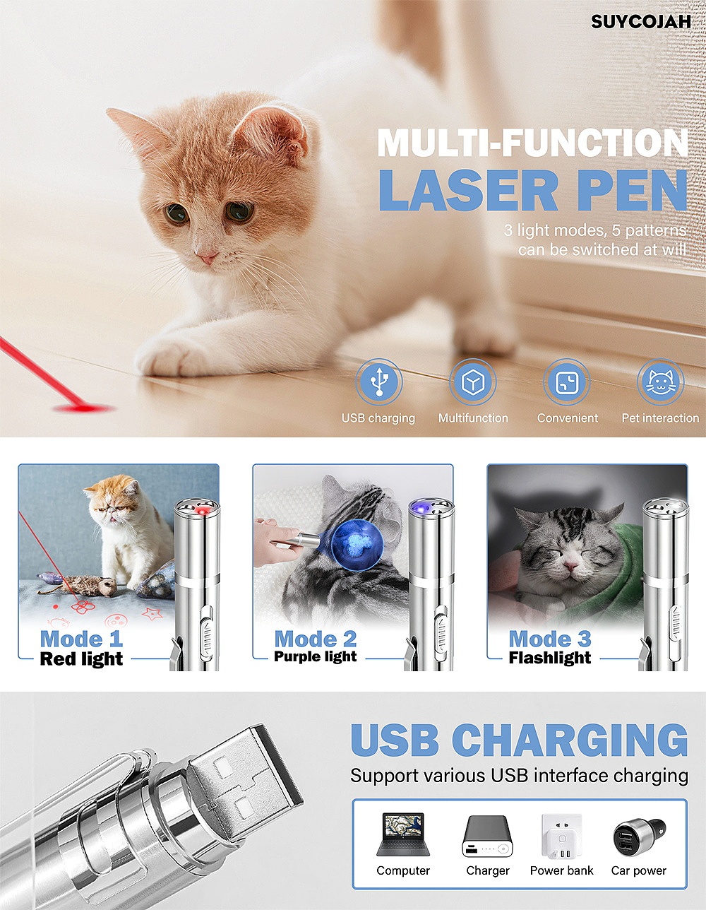 亚马逊 激光笔产品图片/A+