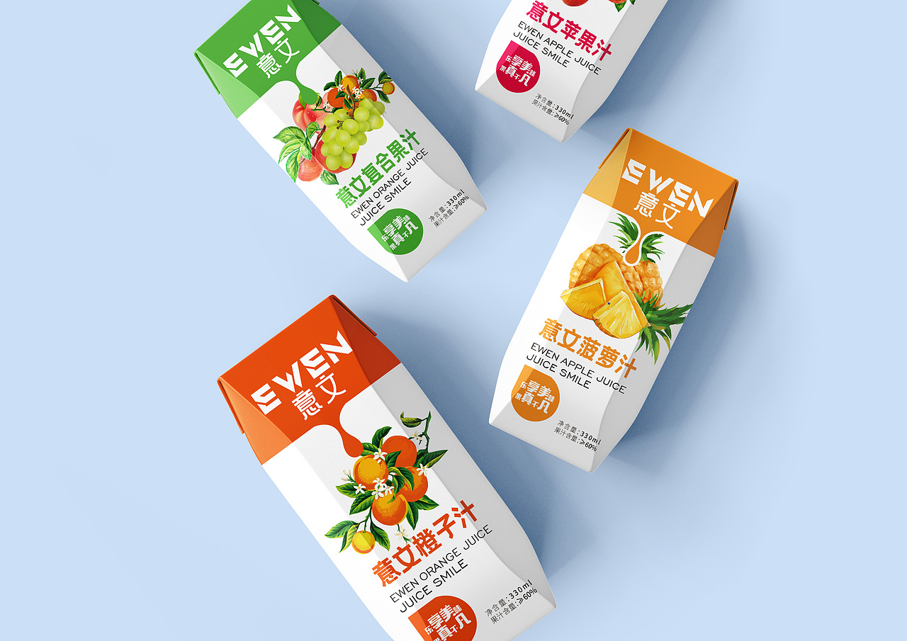 意文系列果汁包装设计（图ZMzExNDgyNTQ4） - 包装 - 站酷设计师随缘设计爱好者原创素材 - 站酷ZCOOL