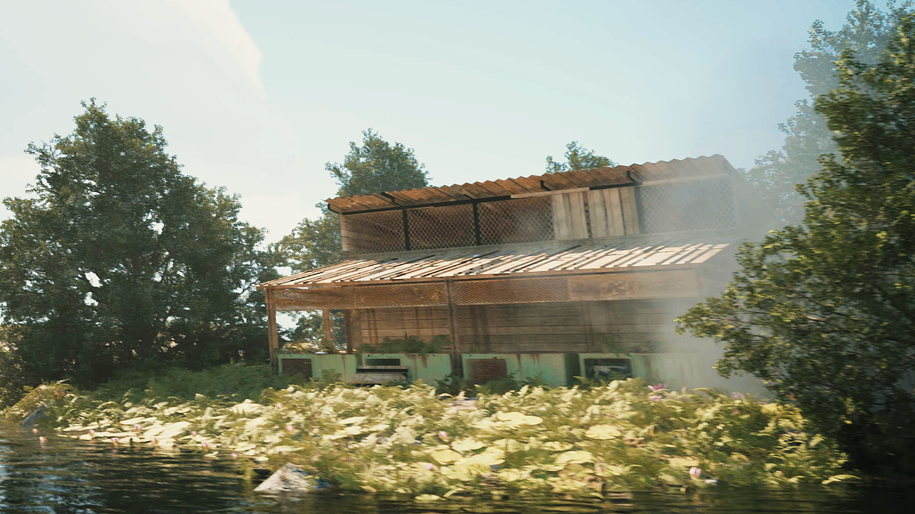 UE5-小河边的木屋