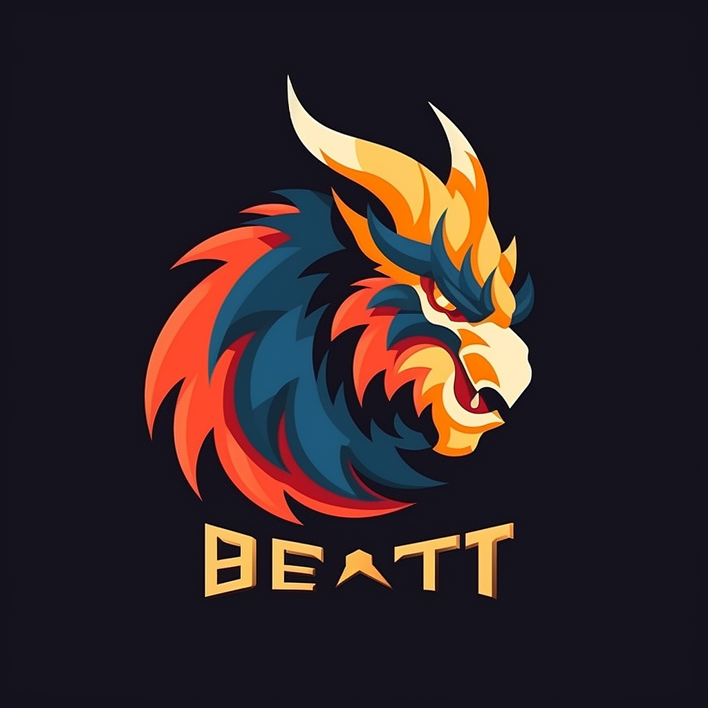 火龙+猞猁+灰熊logo设计