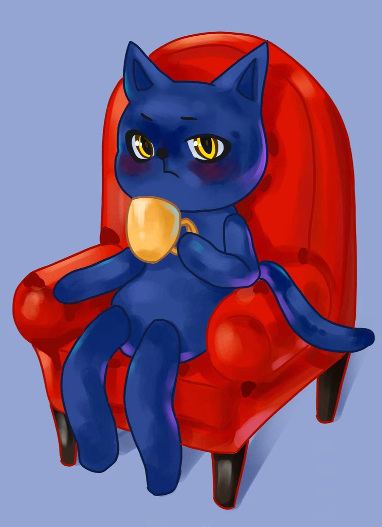 家里的宠物蓝猫（图ZMzQwOTQ1NDU2） - 创作习作 - 站酷设计师一头大白鹿原创素材 - 站酷ZCOOL