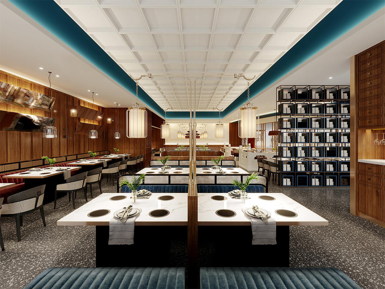 德香苑•北京烤鸭（万象城店）|重庆派派全案设计（图ZMzE2NDEzNDg0） - 酒店餐饮设计 - 站酷设计师派派全案设计公司原创素材 - 站酷ZCOOL