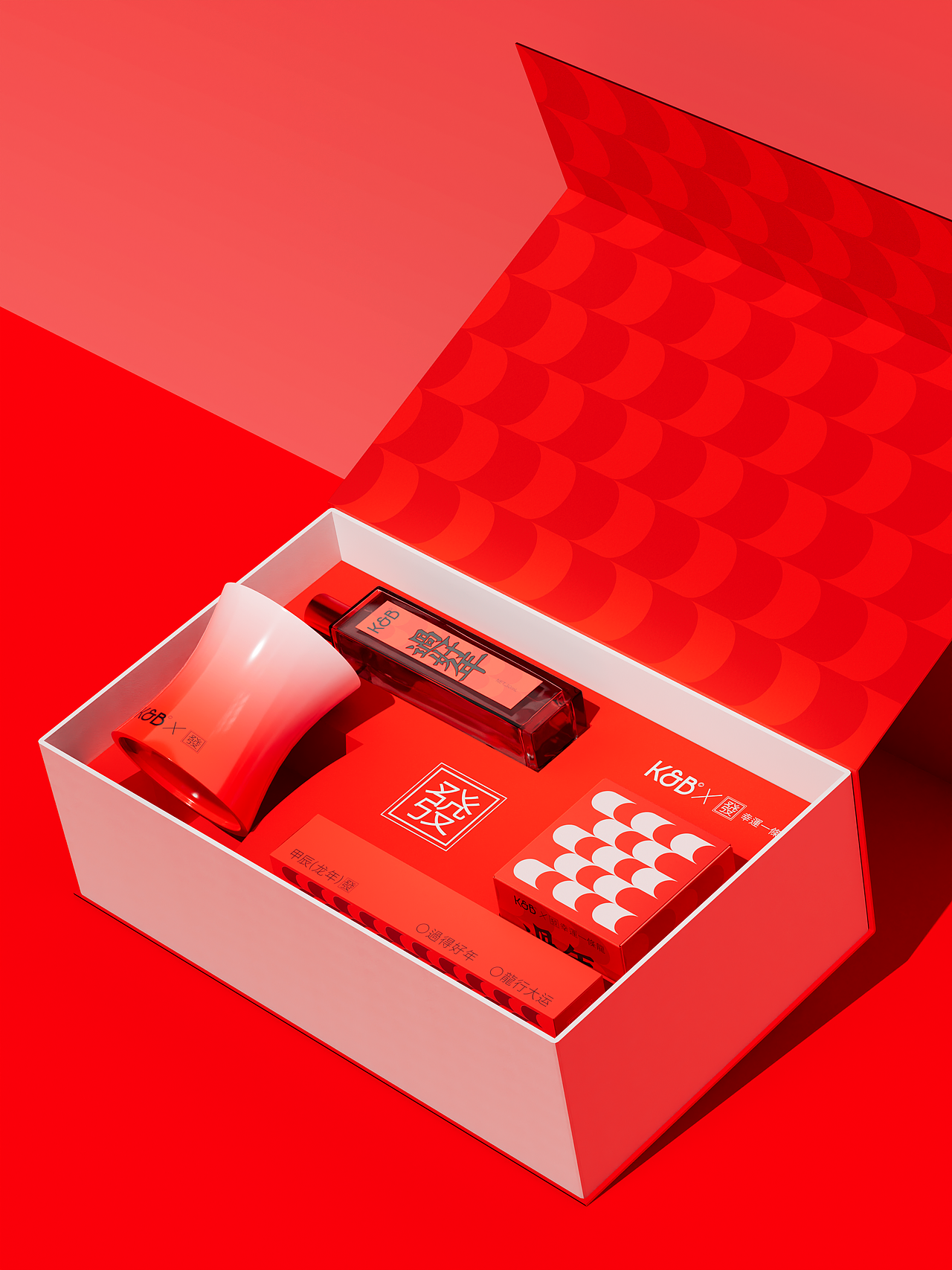 K&B丨幸运一条龙丨香薰新年礼盒设计（图ZMzYwNjUzMTMy） - 包装 - 站酷设计师禁止想象原创素材 - 站酷ZCOOL