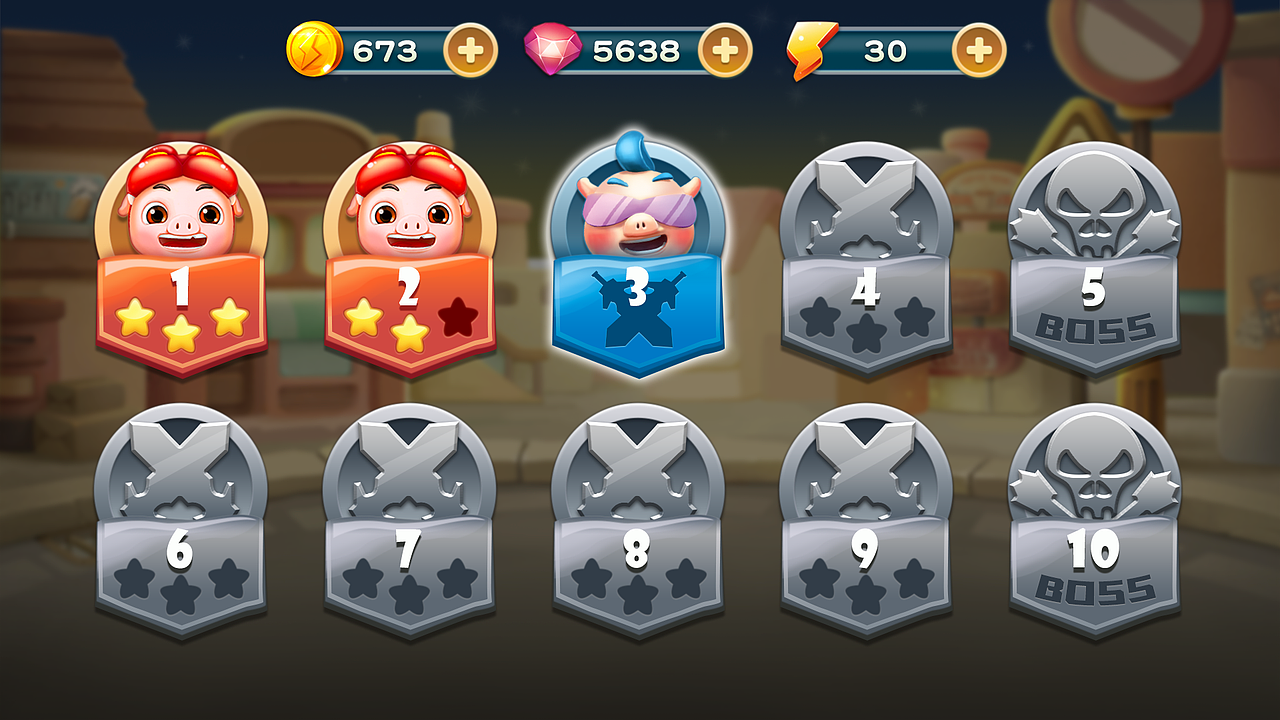 猪猪侠跑酷（图ZMzA3OTg5MDk2） - 游戏UI - 站酷设计师Z111874206原创素材 - 站酷ZCOOL