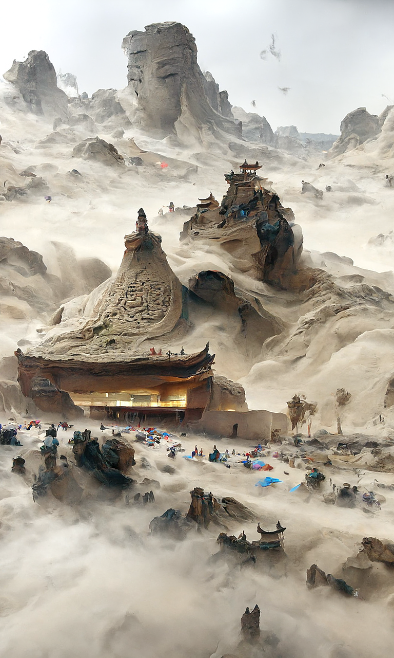 语境·敦煌·2号 / AI影视概念场景