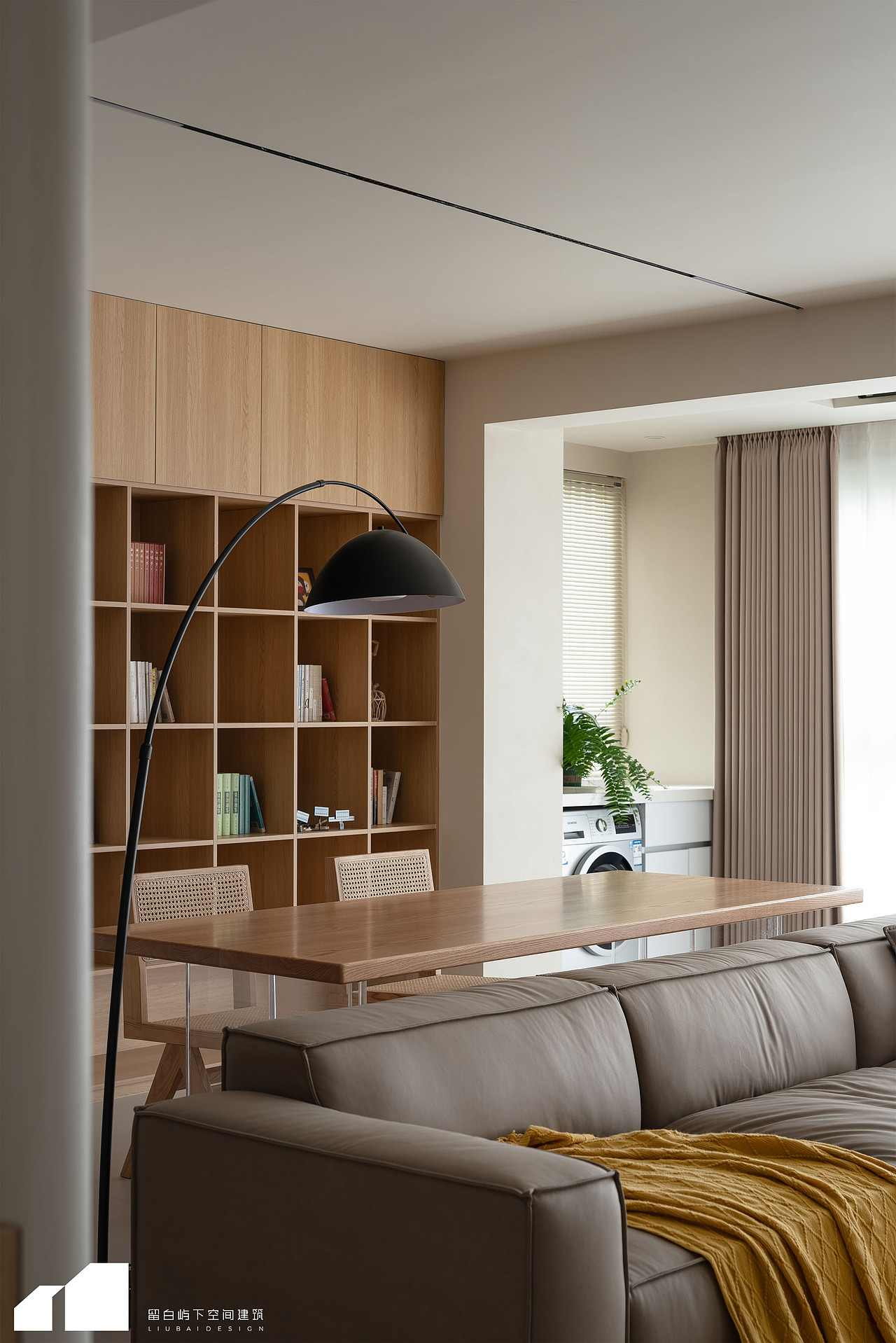 留白·私宅 ｜聆雨｜温润自然现代原木风（图ZMzQxMTk4ODky） - 家装设计 - 站酷设计师留白屿下空间建筑原创素材 - 站酷ZCOOL