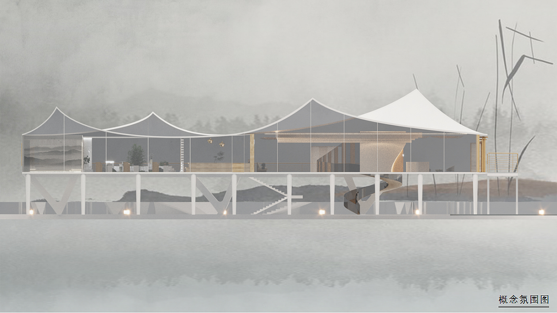 乡村活动中心空间设计 毕业设计