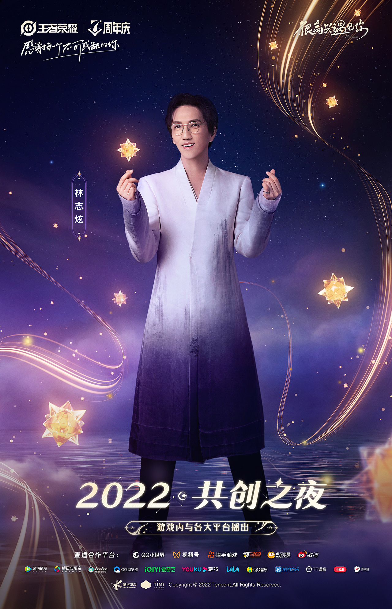 王者荣耀七周年-全明星拍摄海报