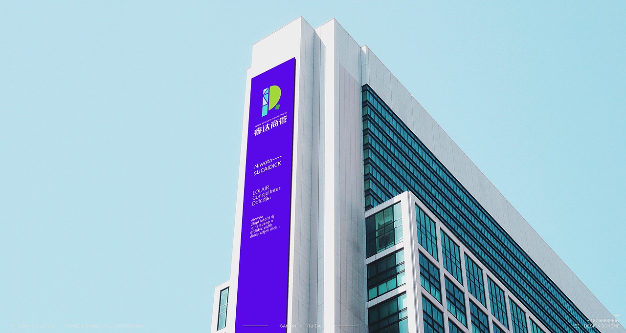 西咸新区泾渭新城睿达商管LOGO设计