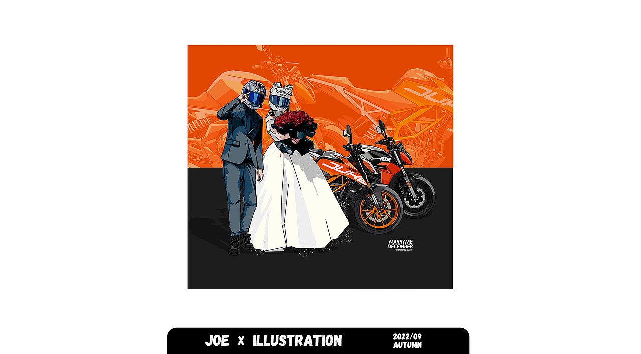 ｜手绘｜橙色爱情-KTM-390（图ZMzE0NTM5MDQ4） - 绘本 - 站酷设计师zzhzhangzhihang原创素材 - 站酷ZCOOL