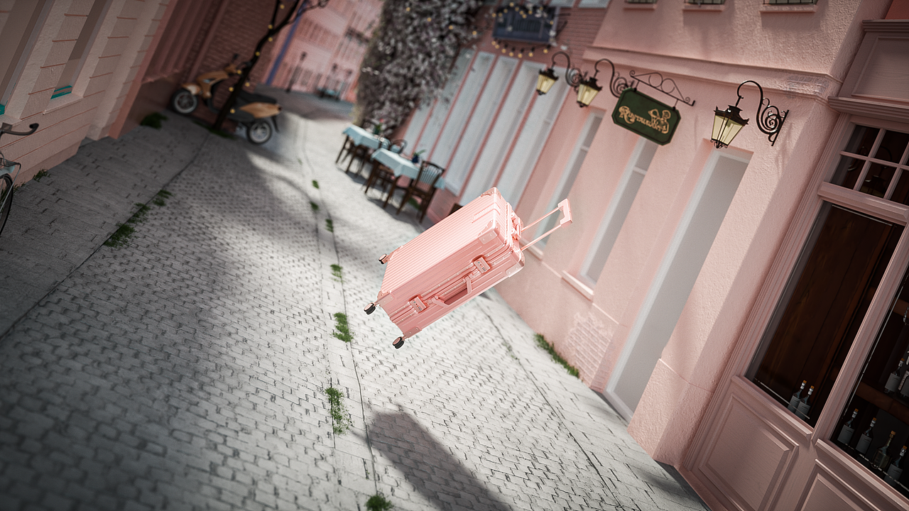 「行李箱动画」渲染小记