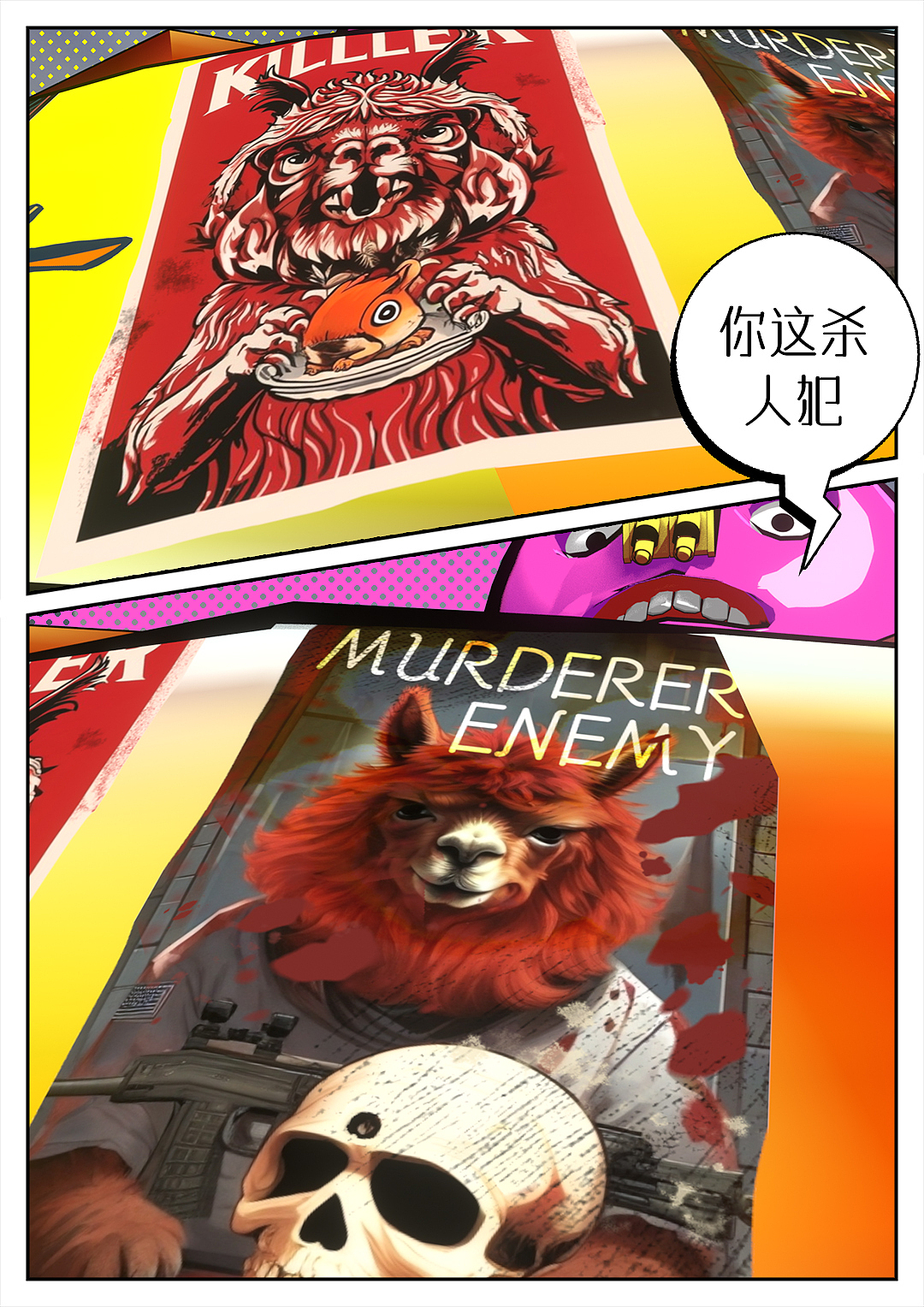 [AI漫画]死闘100回-第32场