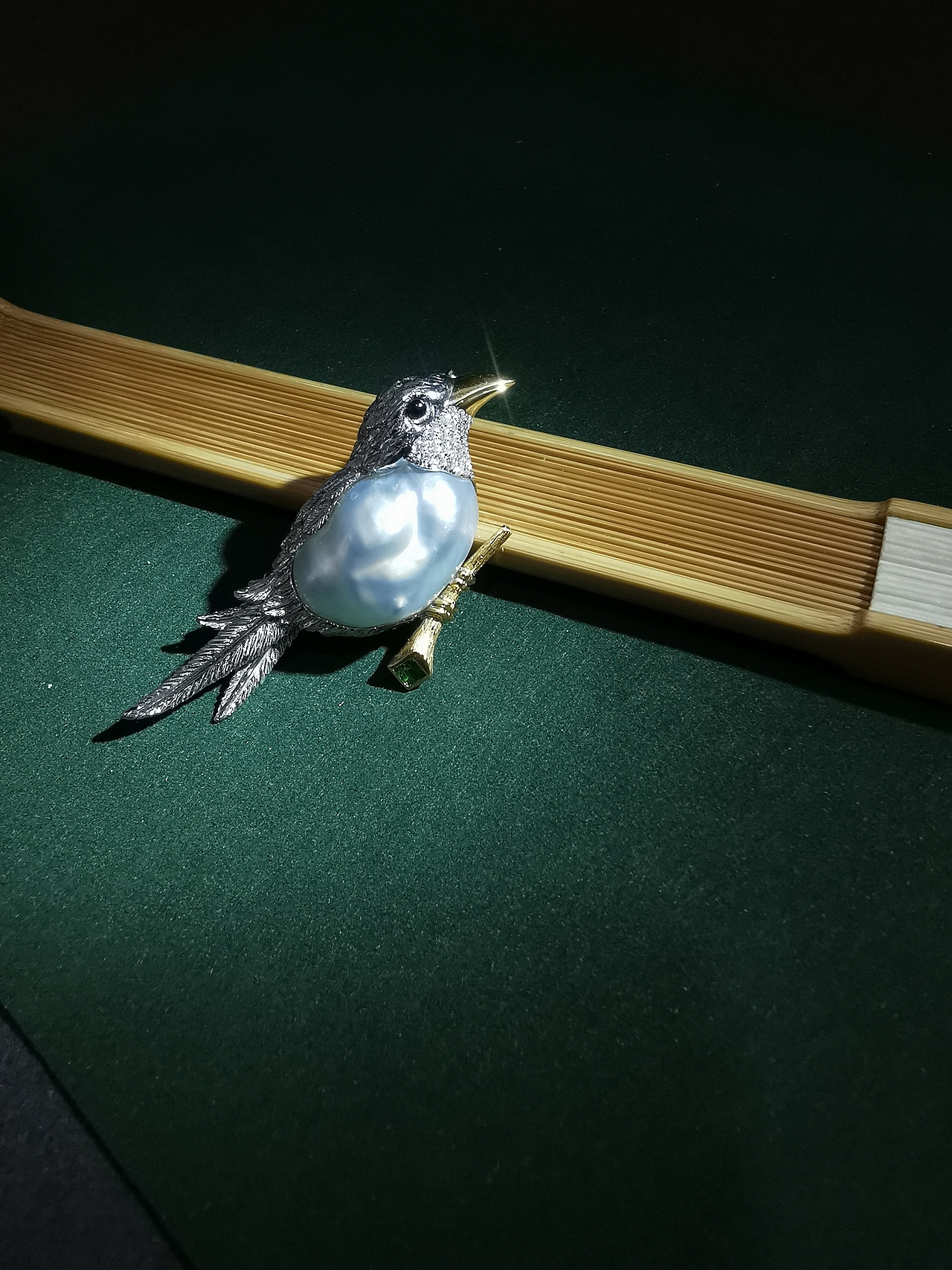 巴洛克珍珠鸟制作过程分享（代波军珠宝工作室）