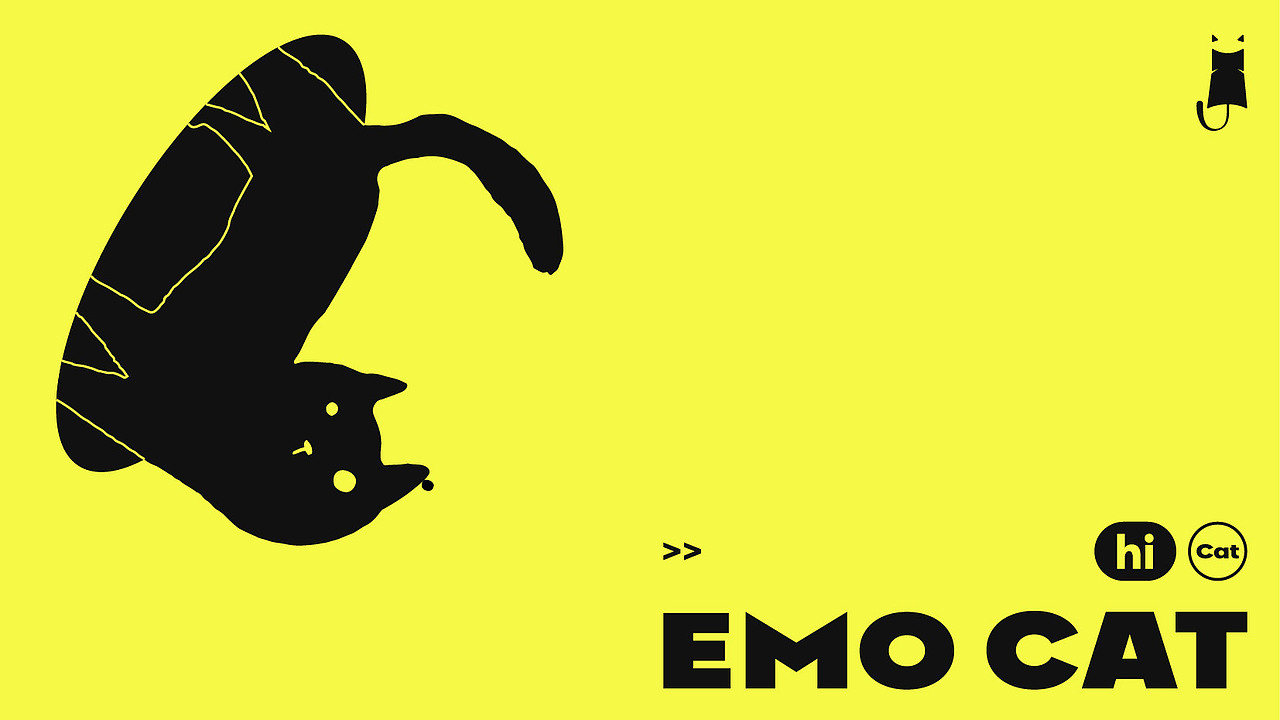 EMO CAT撸猫馆（图ZMzQ3ODg1NjA4） - 品牌 - 站酷设计师沈一二儿原创素材 - 站酷ZCOOL
