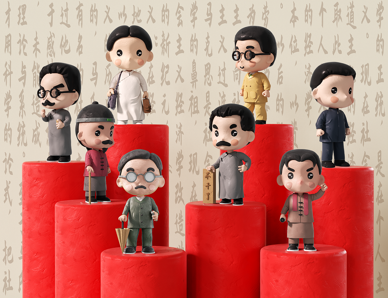 粘土故事(第一弹)—— 觉醒年代(图ZMzUyMTUyNzQ4) - 人物/生物 - 站酷设计师Z47827460原创素材 - 站酷ZCOOL