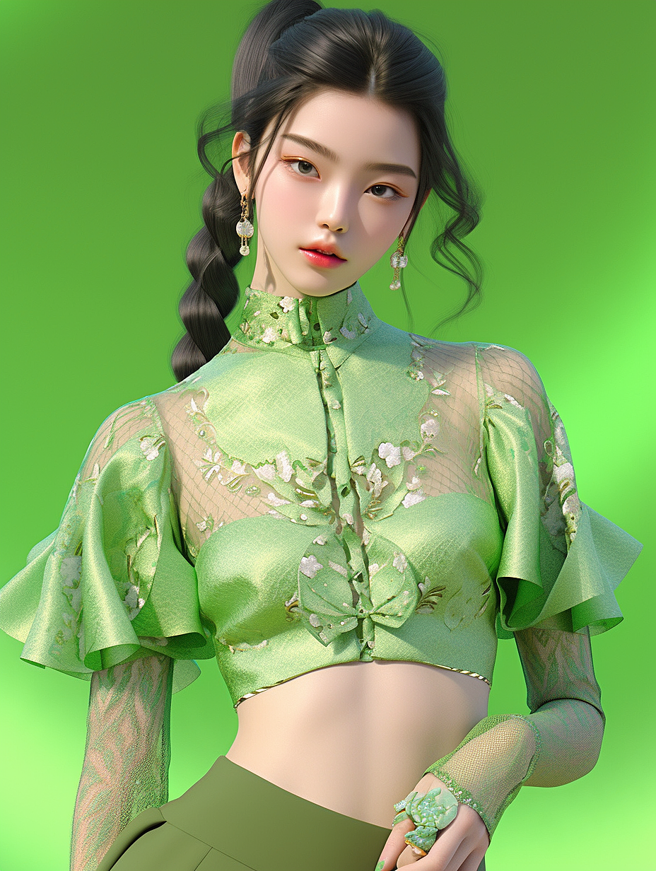 MIdjournery咒语 | 电商数字人（图ZMzQ4MzYxNzg0） - AI作品 - 站酷设计师木林森derrrr原创素材 - 站酷ZCOOL
