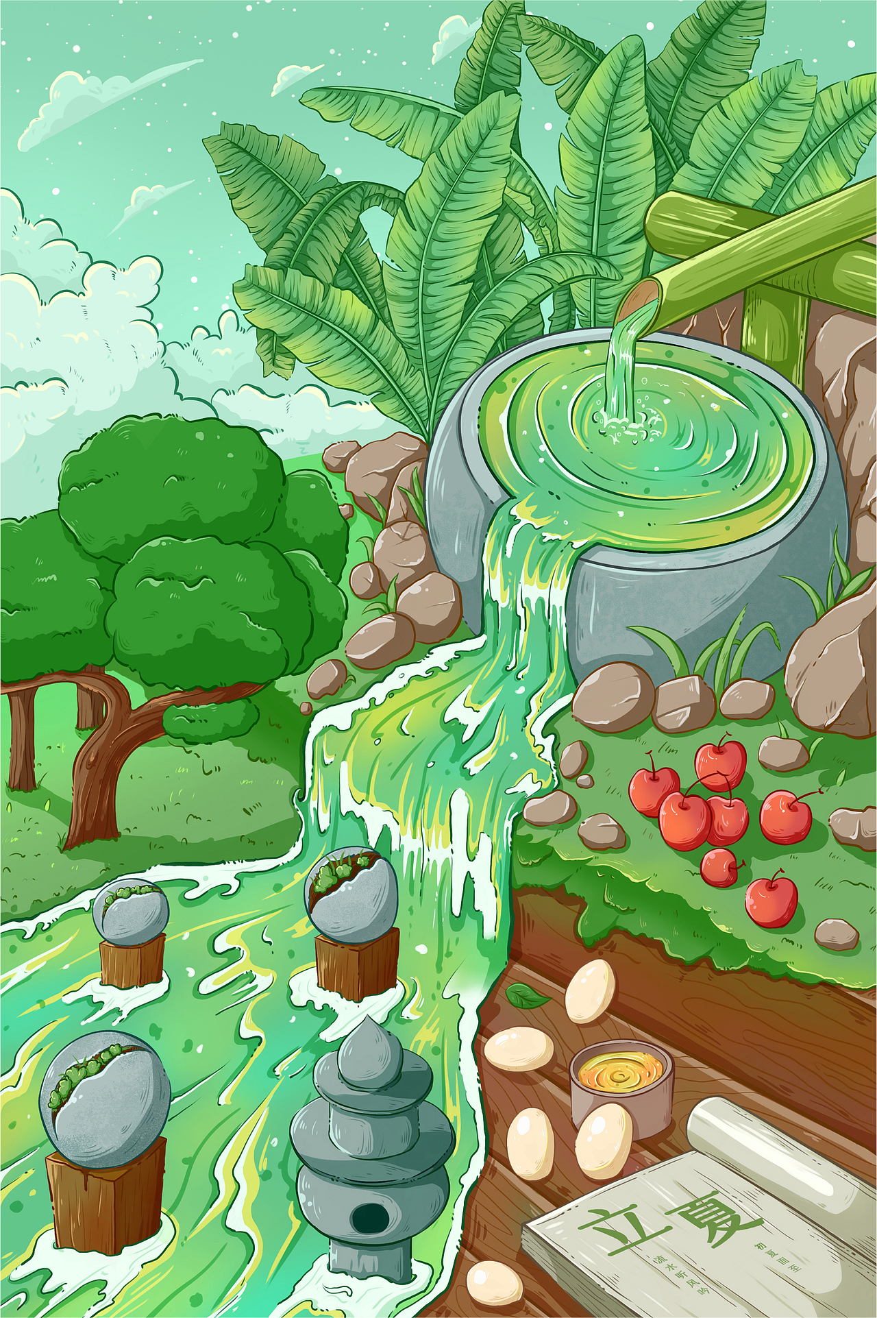 2023年度插画总结（图ZMzU5NjMwNjky） - 艺术插画 - 站酷设计师呆楠兽原创素材 - 站酷ZCOOL