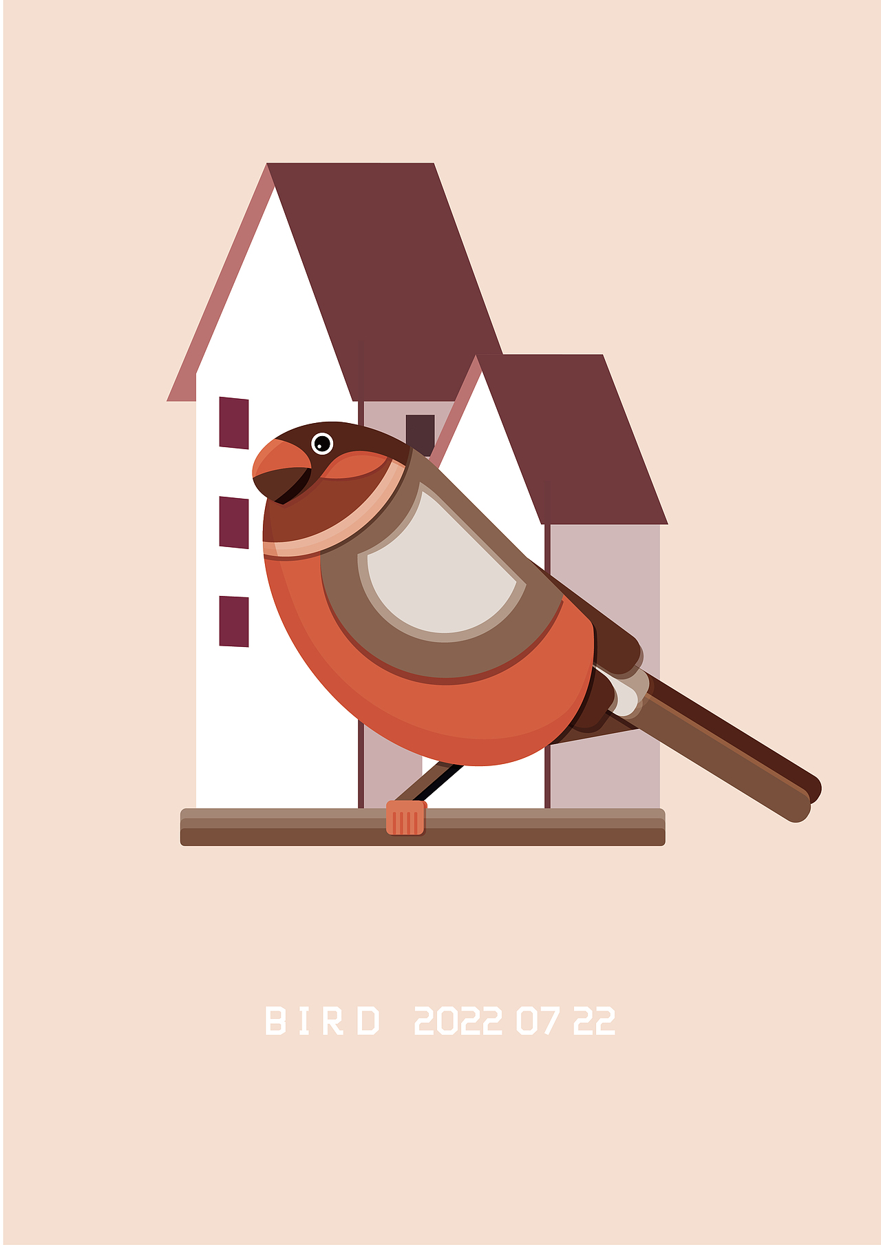 鸟类扁平插画系列（图ZMzA5Njc1ODIw） - 创作习作 - 站酷设计师开心的糖豆原创素材 - 站酷ZCOOL