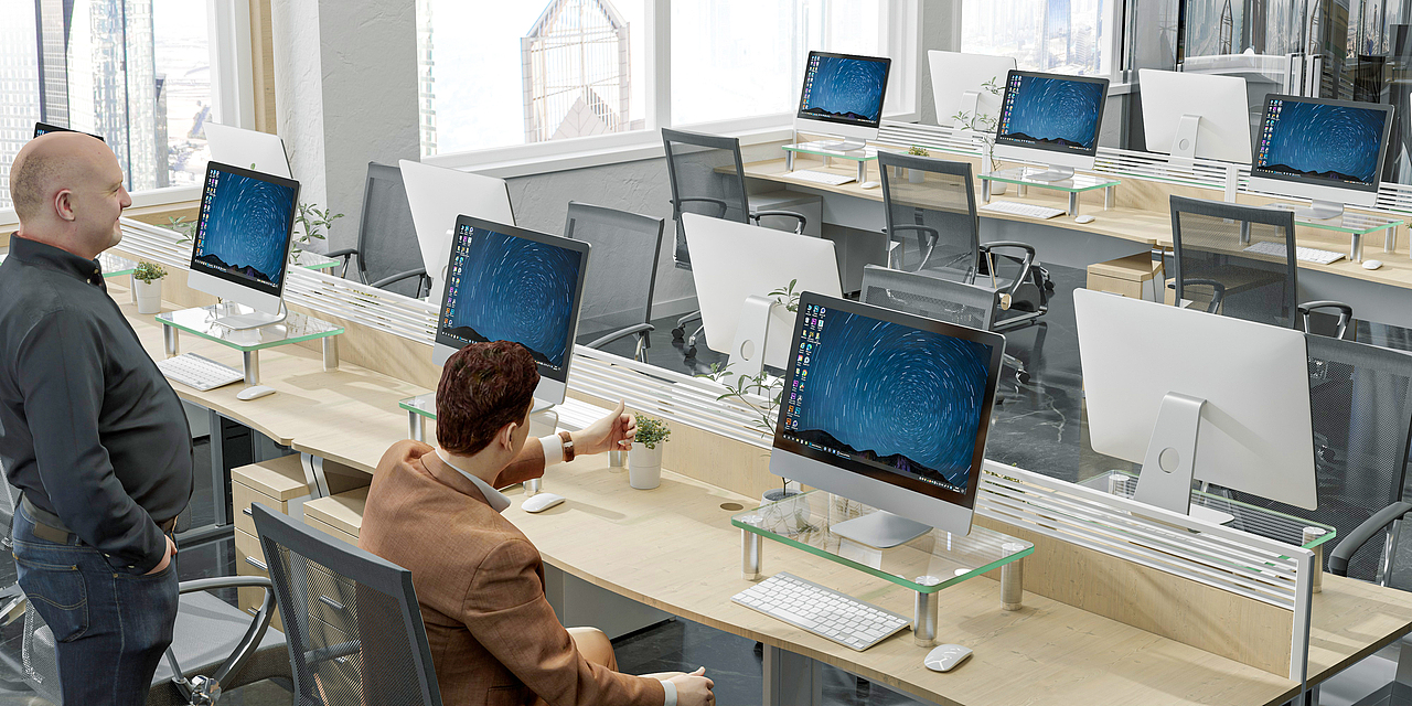 C4D写实动画渲染—显示器玻璃底座，corona室内产品