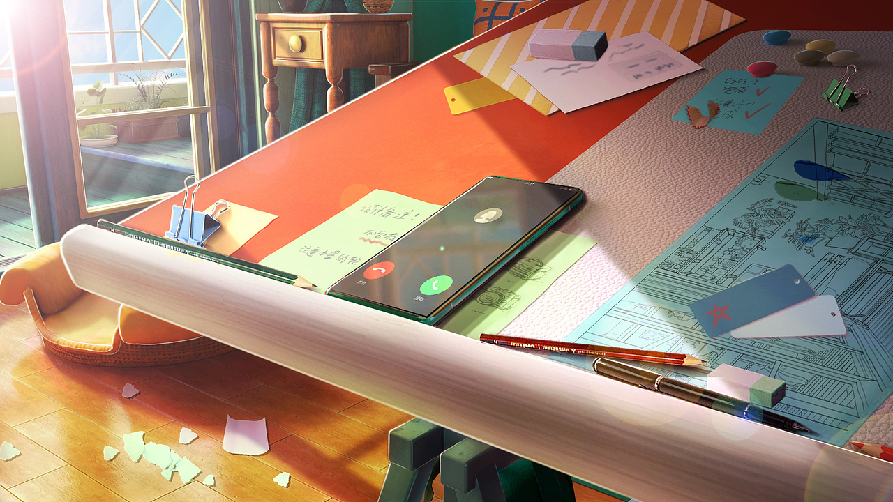 五年,制作一部动画短片《礼物》