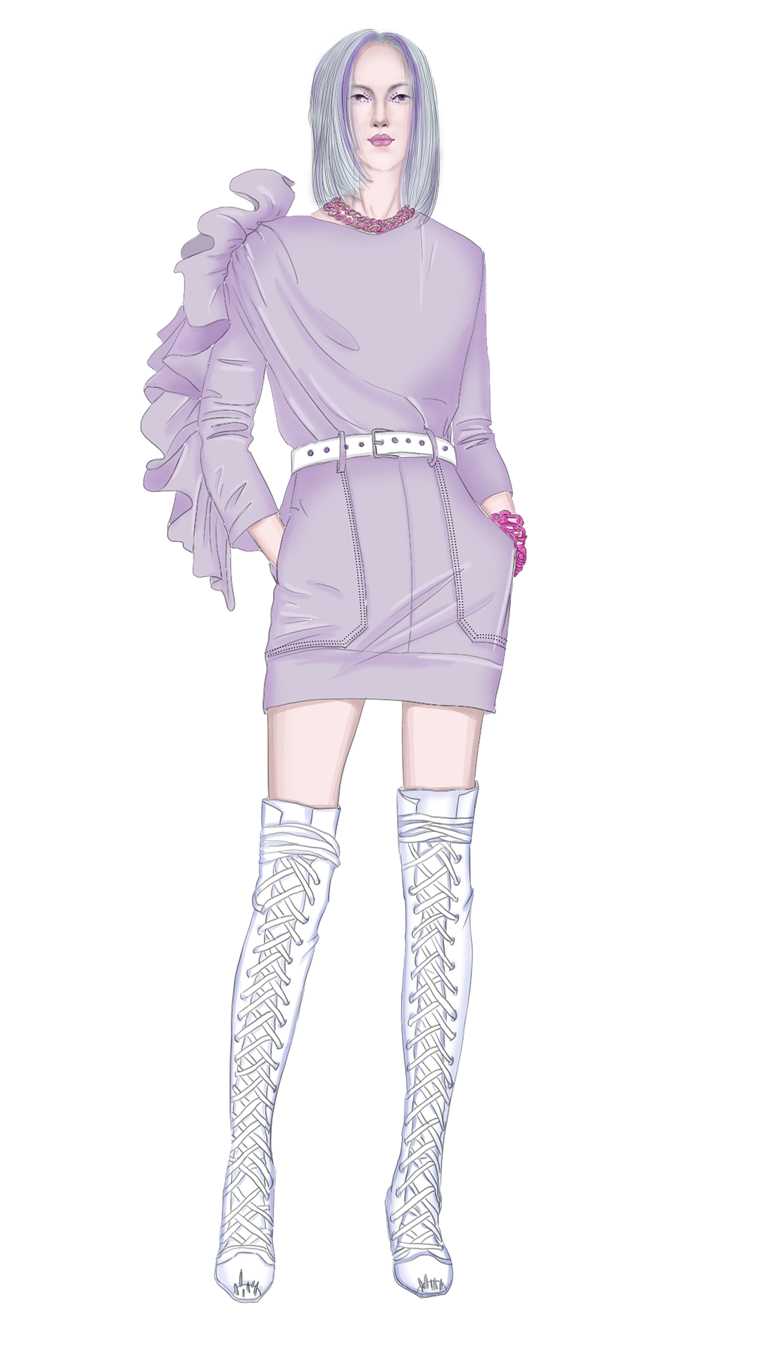 服装设计 效果图（图ZMzExMDAxMDY0） - 休闲/流行服饰 - 站酷设计师木瓜南瓜原创素材 - 站酷ZCOOL