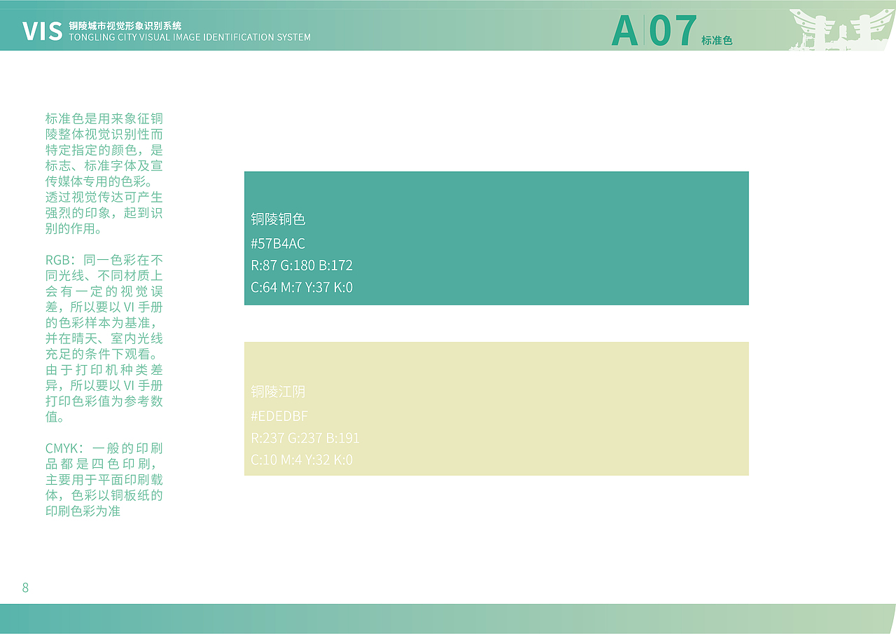 VIS铜陵城市视觉识别手册（图ZMzY5MjMzNjU2） - 品牌 - 站酷设计师洽蜜柚原创素材 - 站酷ZCOOL