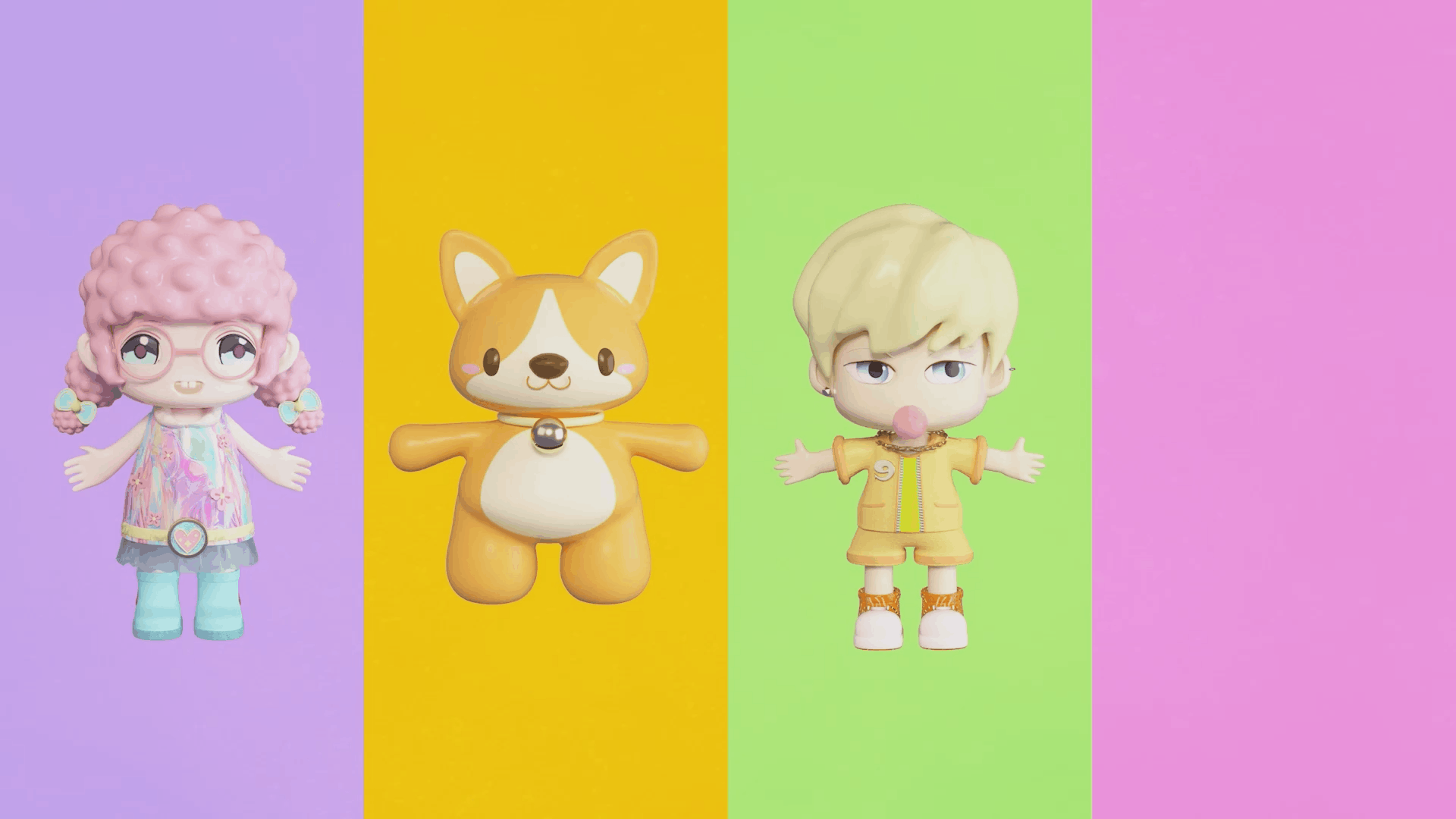 IP盲盒展示动画《逆袭》-Q版风格探索|年度盘点