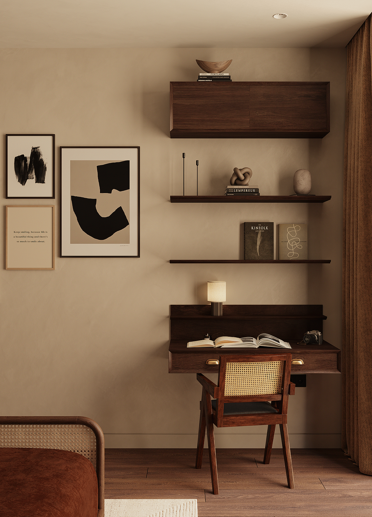 American Style Bedroom / 美式卧室（图ZMzIxMzcyMjA0） - 家装设计 - 站酷设计师大威CGI原创素材 - 站酷ZCOOL