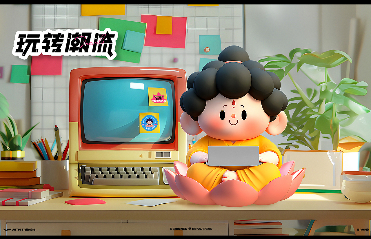 潮流电子礼佛·佛祖IP-品牌全案设计