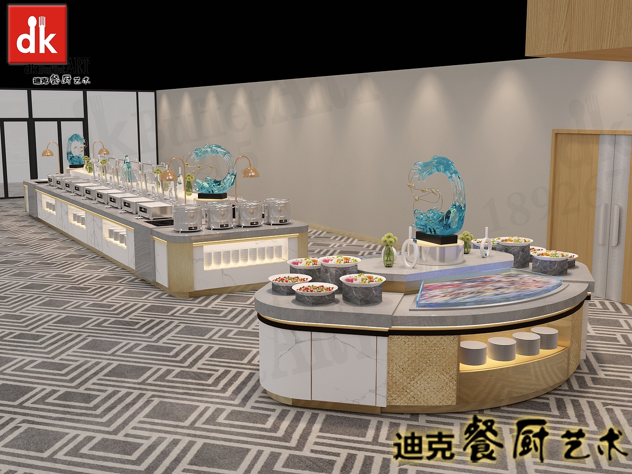 国内外餐馆移动布菲台 酒店餐厅设计装修 buffet（图ZMzYwOTU2ODE2） - 其他工业/产品 - 站酷设计师迪克自助餐台定制原创素材 - 站酷ZCOOL