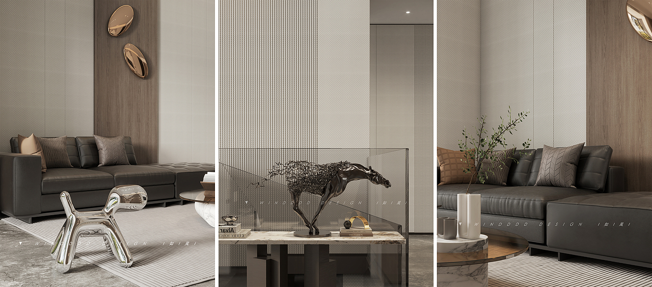 ▼ WIND作品集 ▎现代轻奢住宅