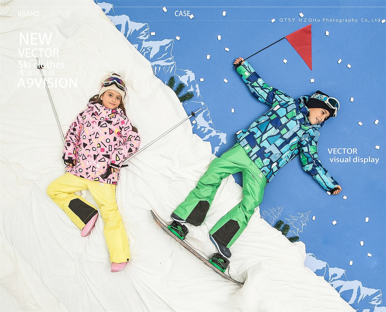 户外滑雪服 羽绒服拍摄商业摄影防寒户外专业滑雪服