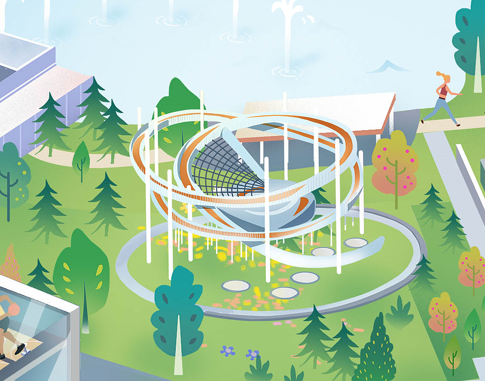 融创·森与海 手绘区位地图