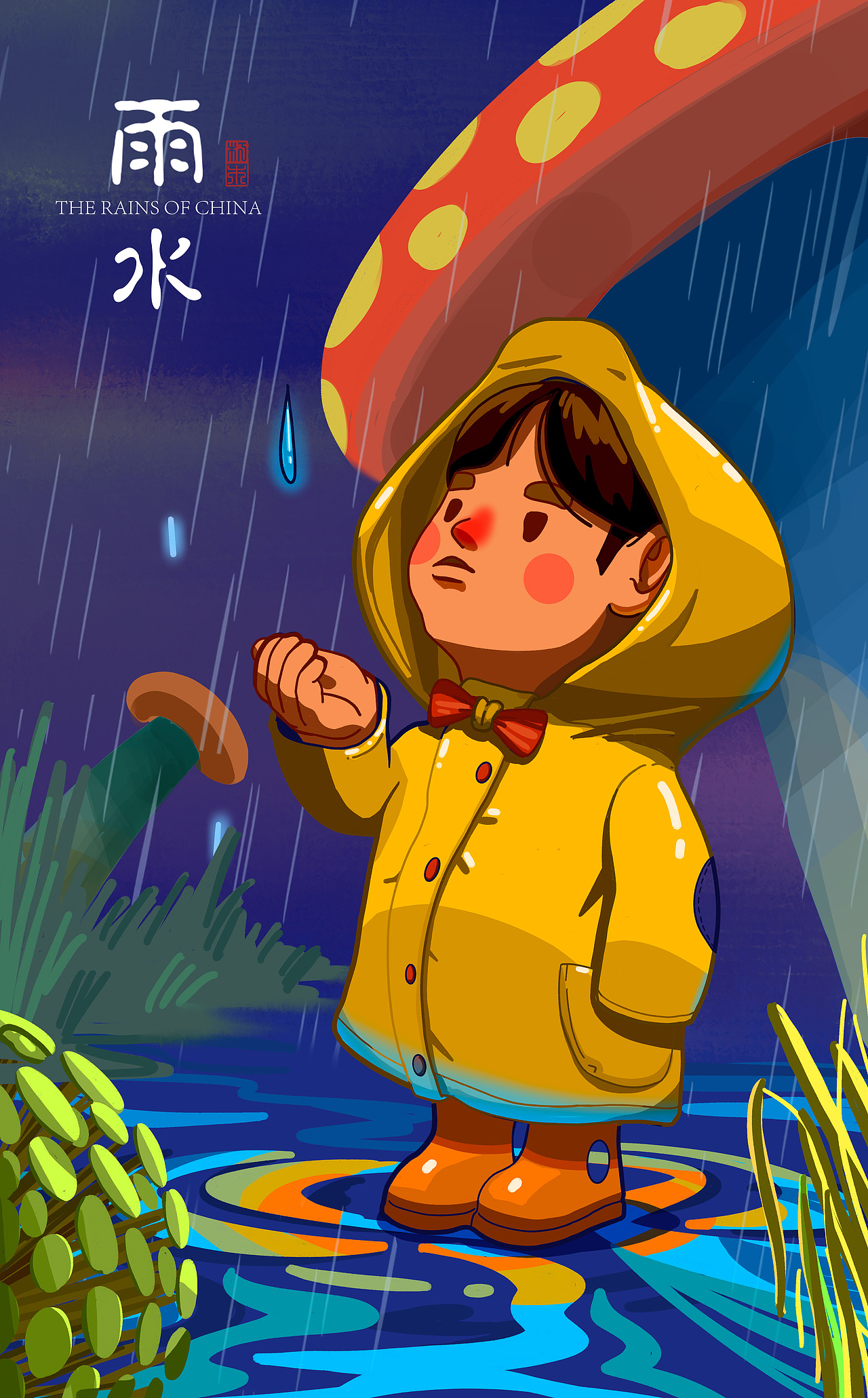扁平漫画风插画作品选集