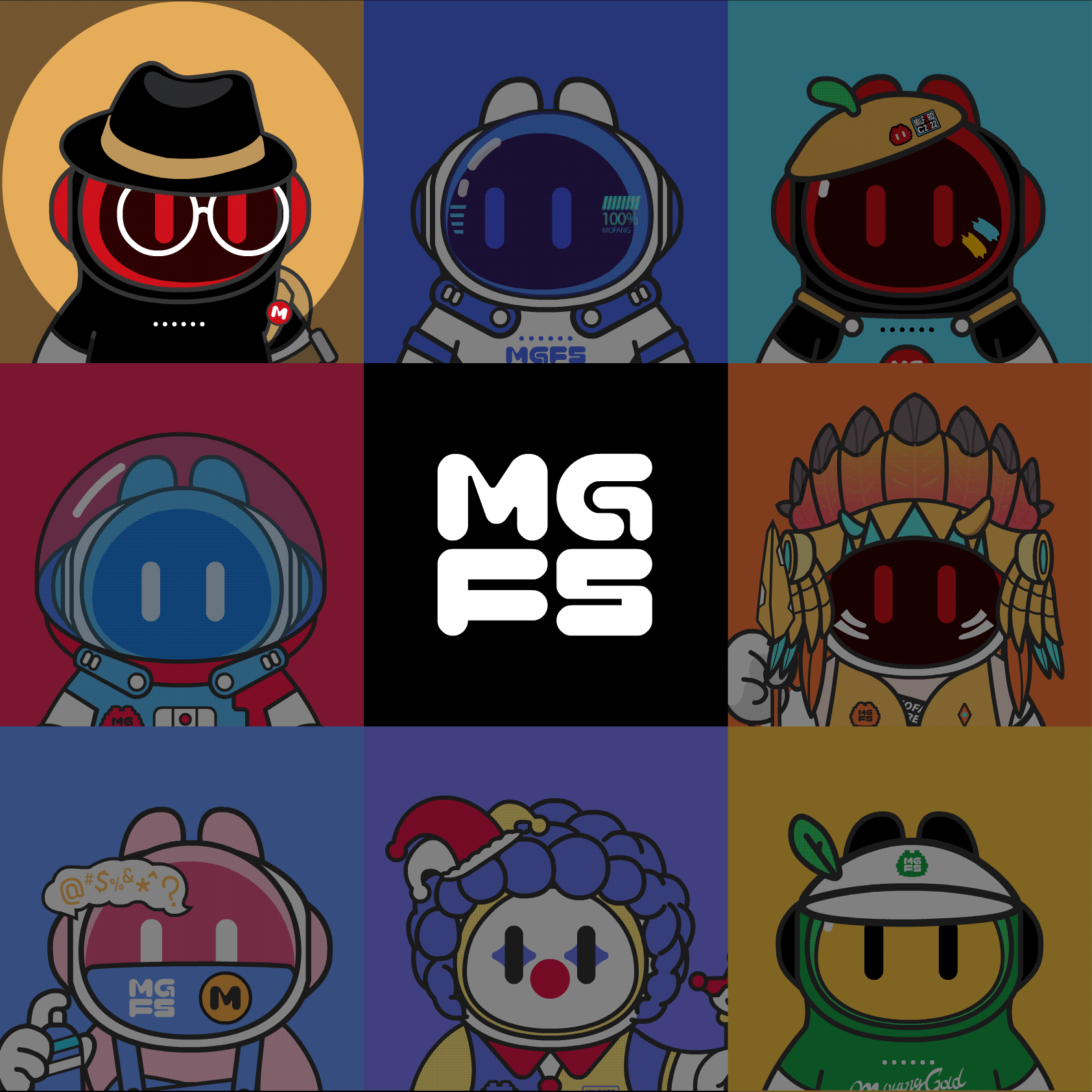 摩坊金街商场IP形象设计×同道设计原创卡通形象吉祥物