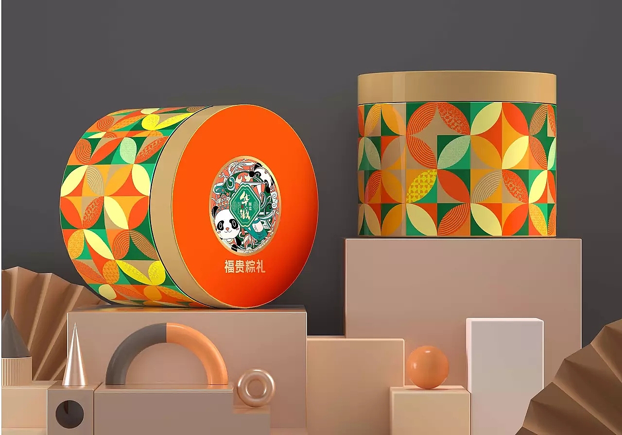 颐瑞华诚 x 巨灵设计 端午节粽子礼盒包装设计