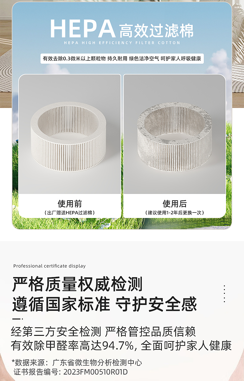 全光谱空气净化灯详情