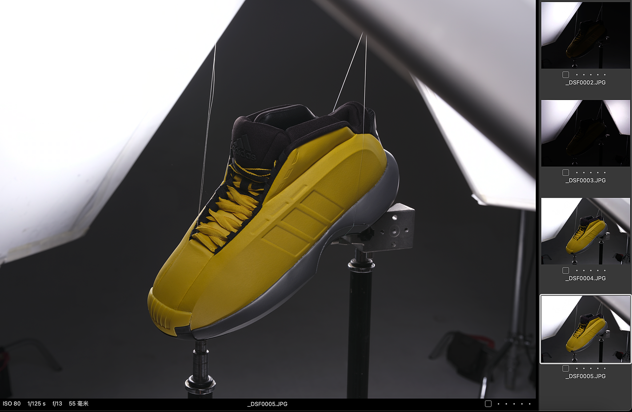 【行摄观】Adidas Crazy One 篮球鞋创意拍摄